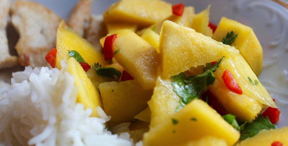 Namaste: Indisches Mango-Hühnchen-Curry